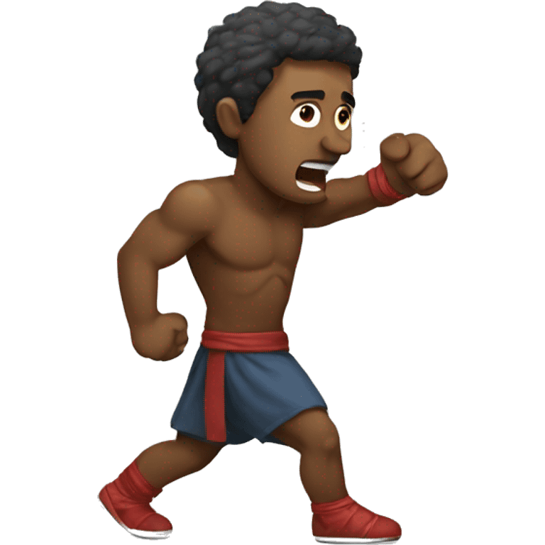 man fighting emoji