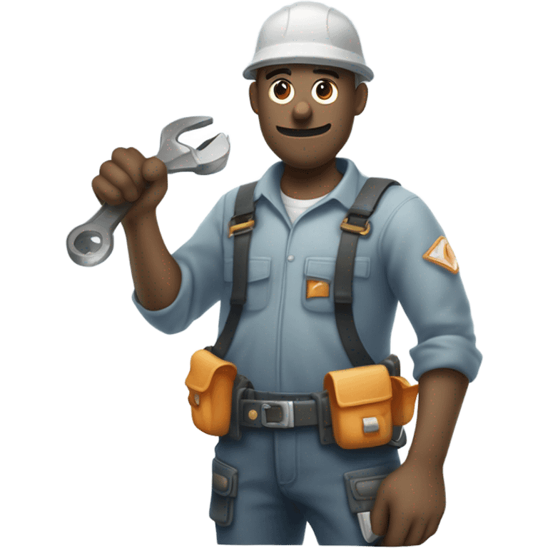 Maintenance man ghost  emoji