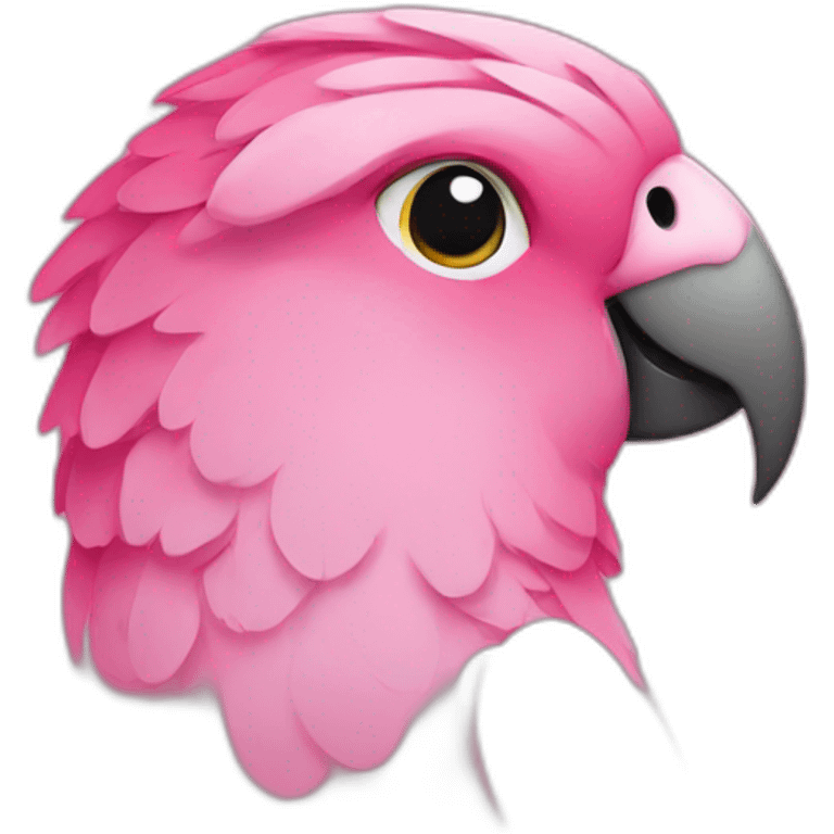 Parrot pink emoji