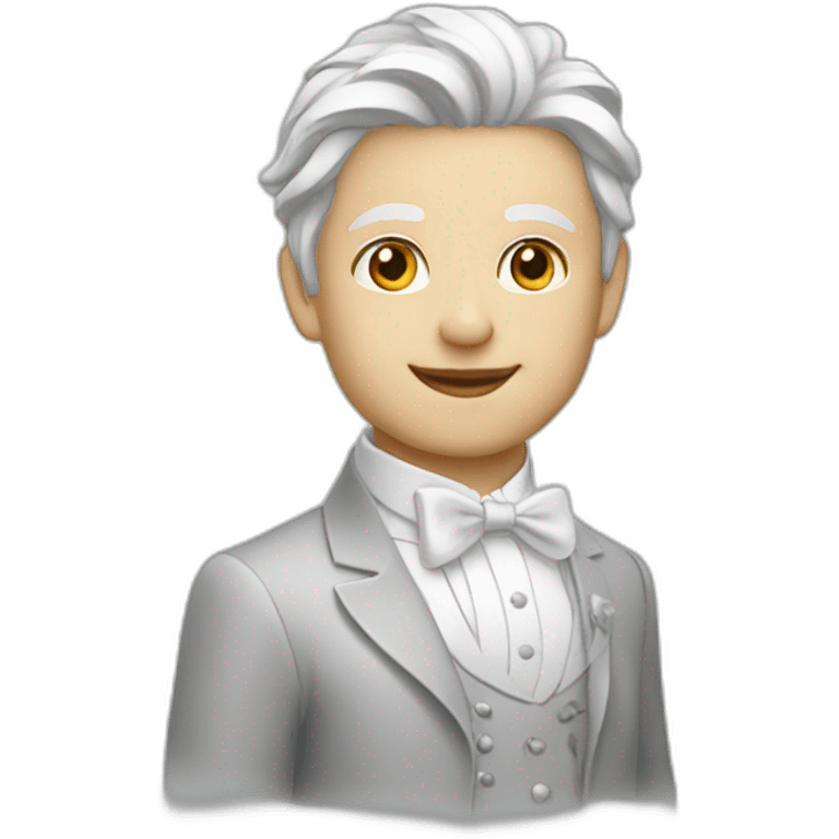 white elegant emoji