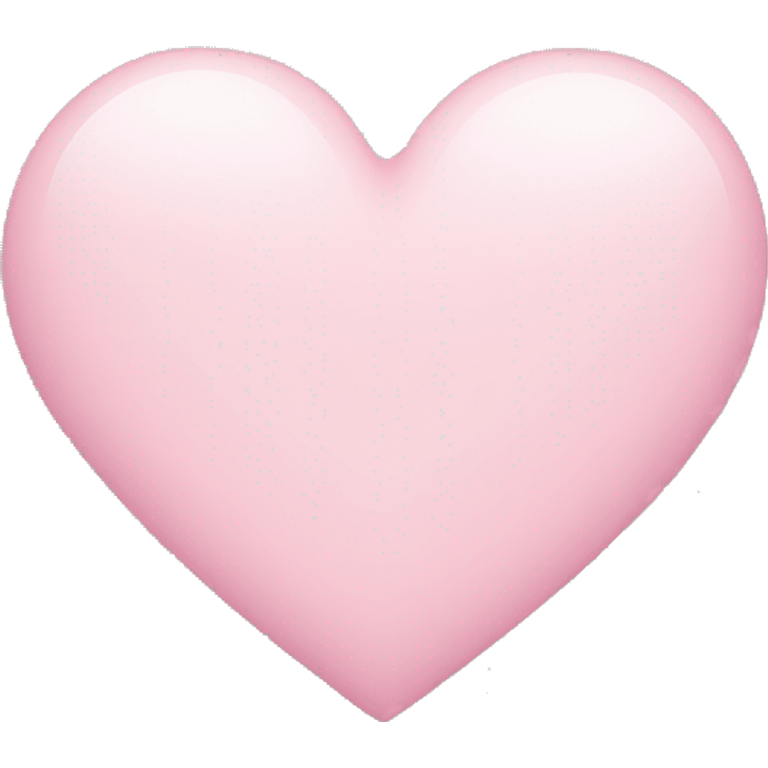 Light pink heart emoji