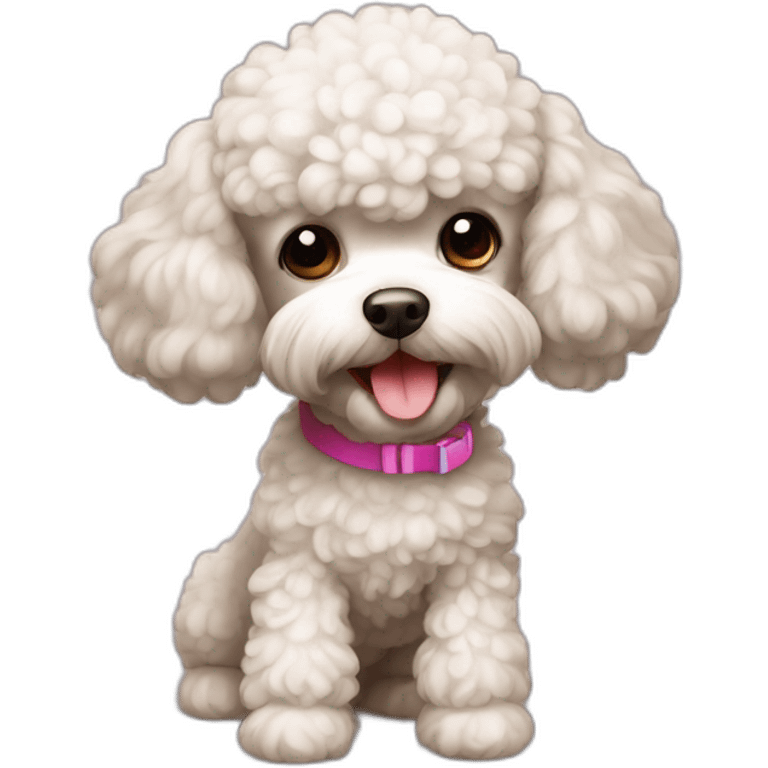 Little toy poodle emoji