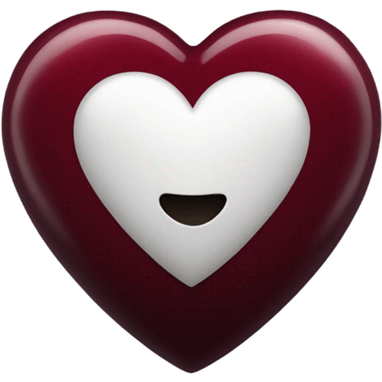 dark red heart emoji