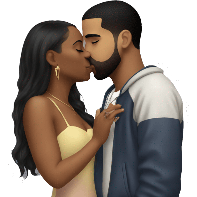 diddy kissing drake emoji