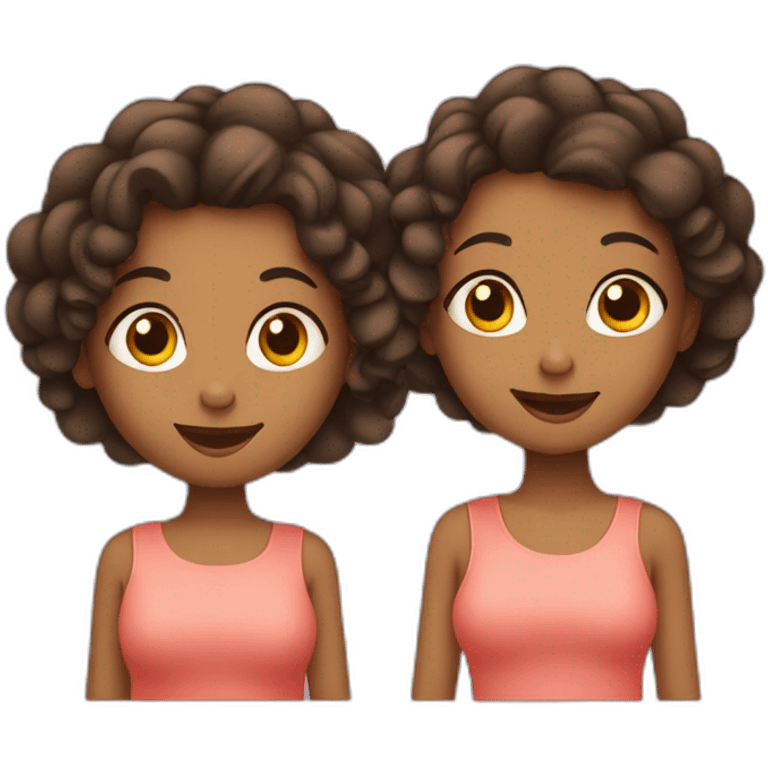 Mamá e hijas emoji