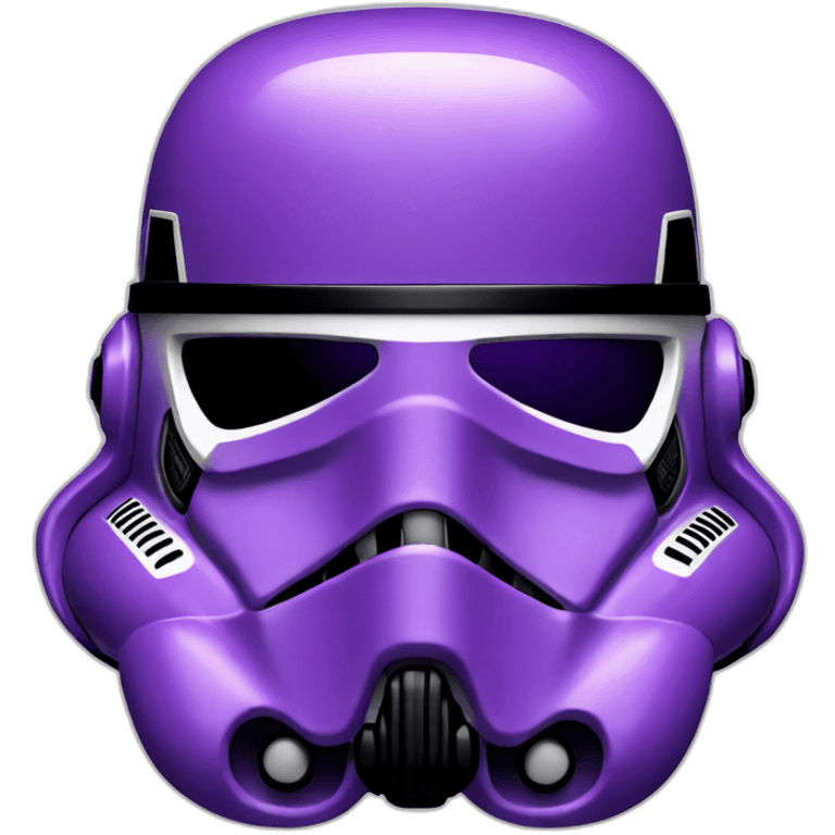 purple stormtrooper helmet emoji