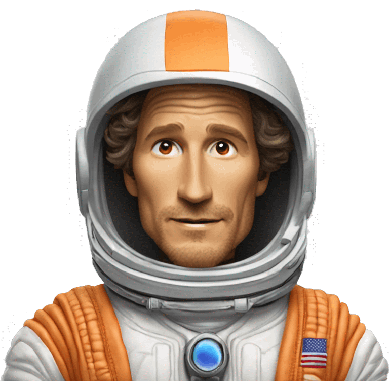 Matthew McConaughey in spacesuit emoji