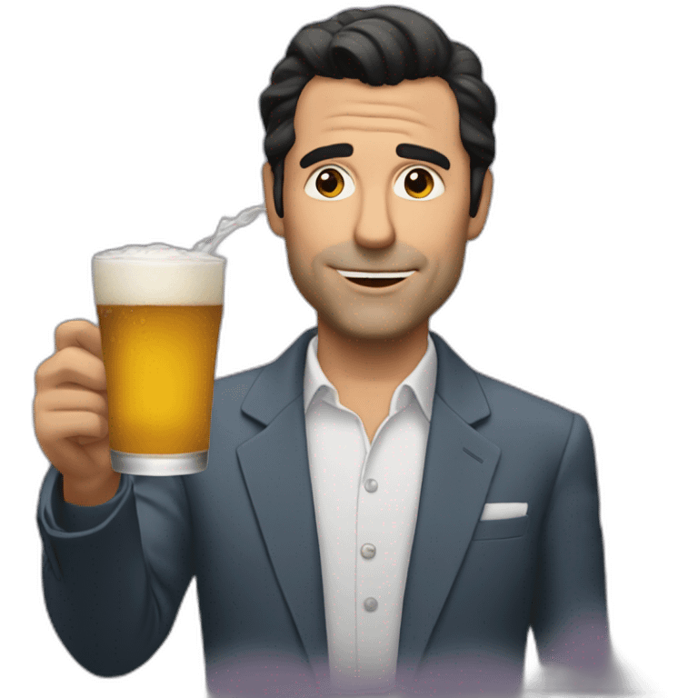 Donn Draper drinking emoji