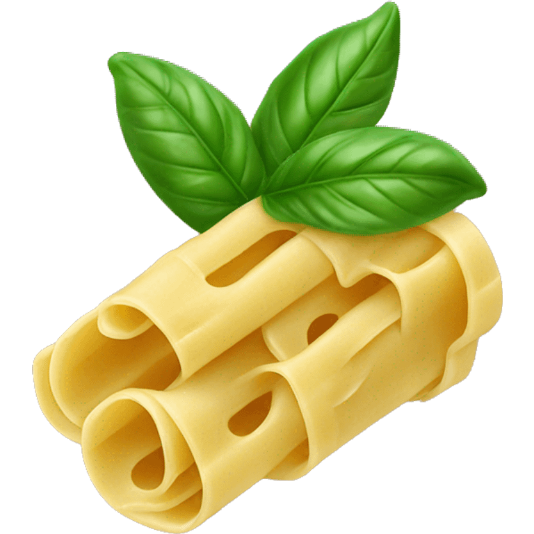 Pasta with basil emoji