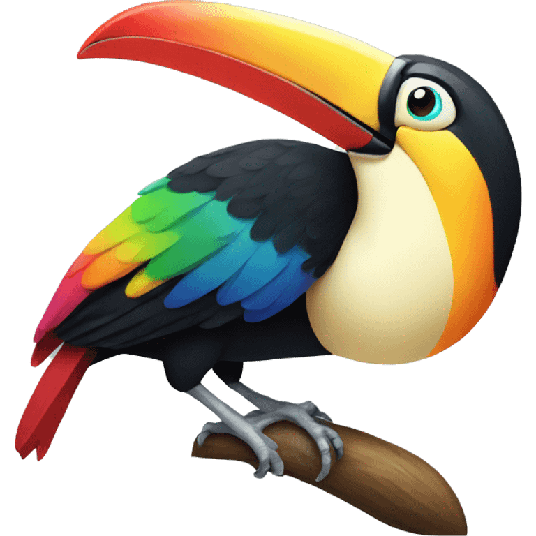 colourful toucan emoji