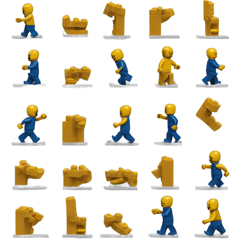 Stepping on Lego  emoji