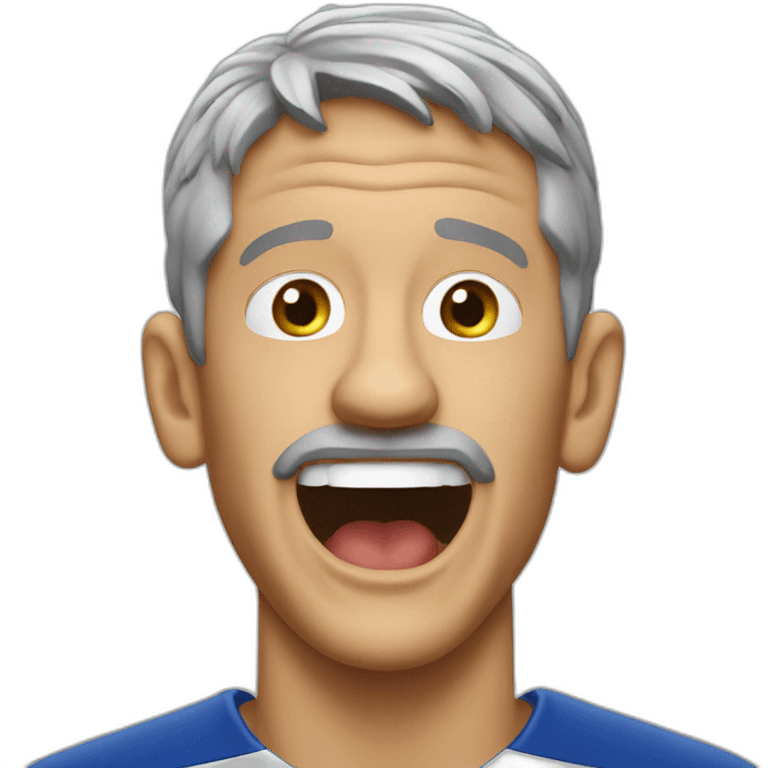 Gary Lineker mouthful emoji