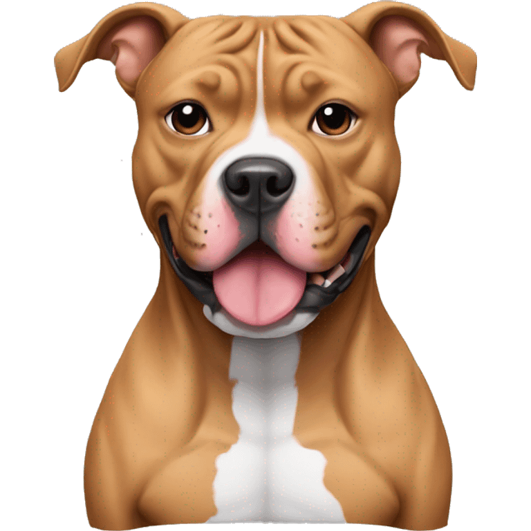 Pitbull com luvas de boxe emoji