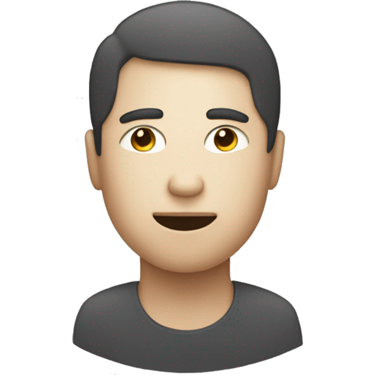 Generate a minimalist profile picture featuring a neutral, abstract emoji face with no distinct features.  The emoji face should be centered, with a simple circular or square outline but no eyes, mouth, or other facial details emoji