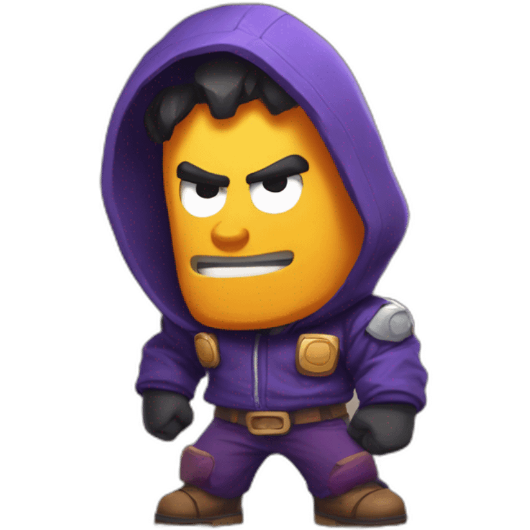 brawl stars dans one puch man emoji