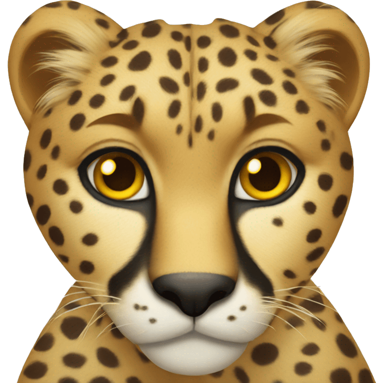 cheetah heart  emoji