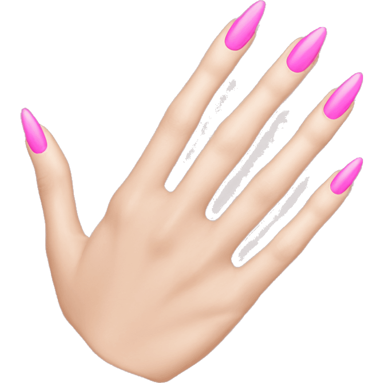 Pink nails emoji