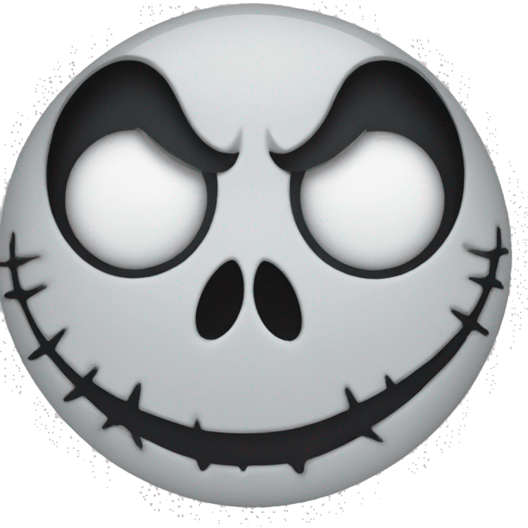 Jack skellington face emoji