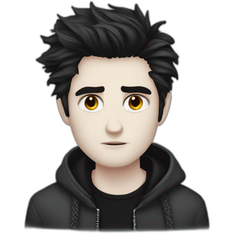 Emo edward cullen close up emoji