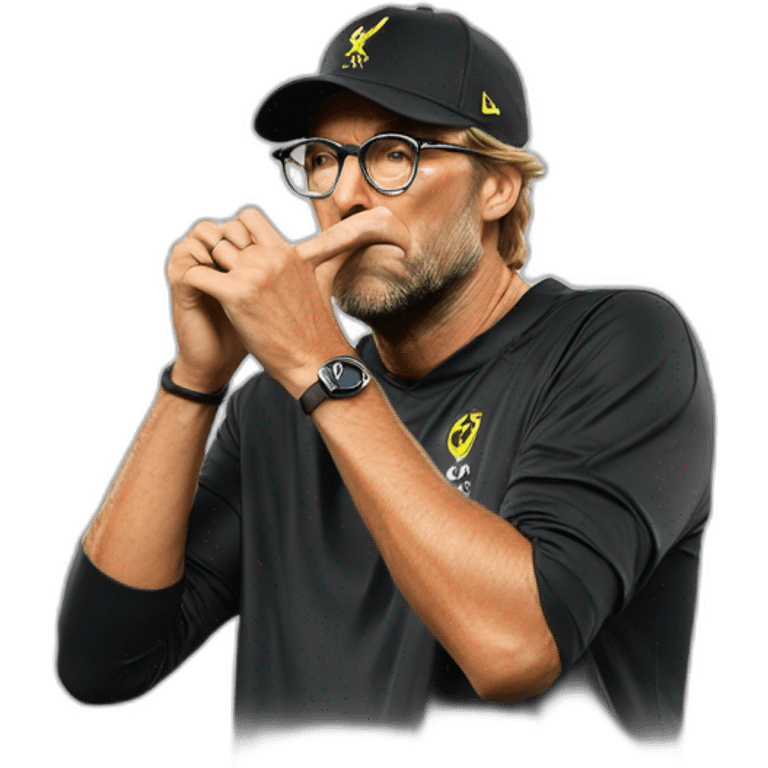 Klopp kissing his fingers emoji