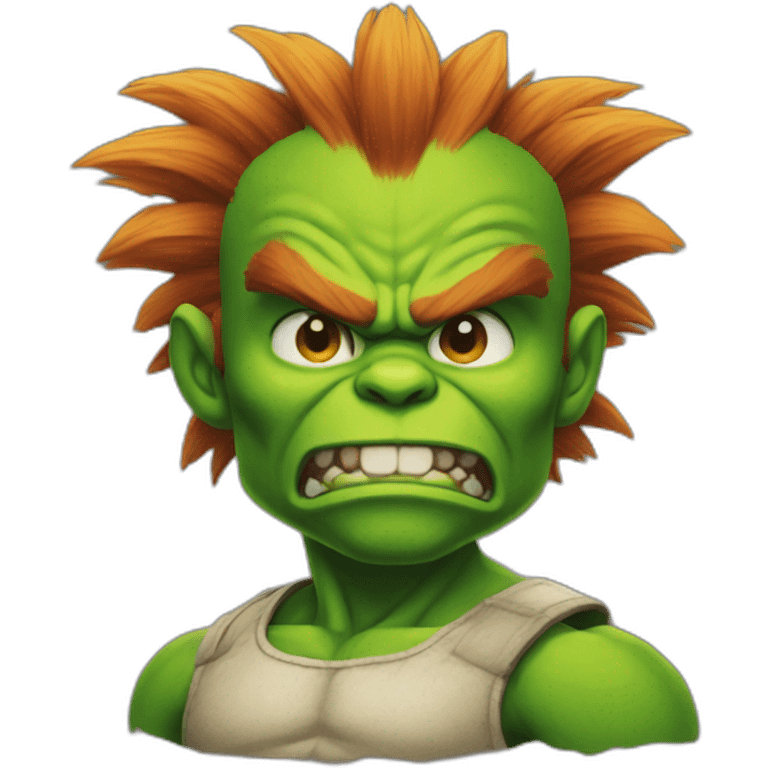 Blanka street fighter emoji