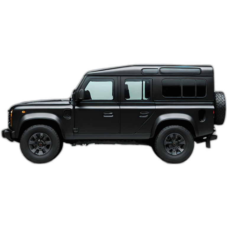 new defender 110 black emoji