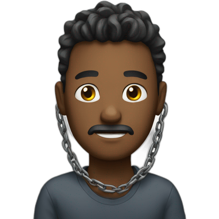 chained man emoji