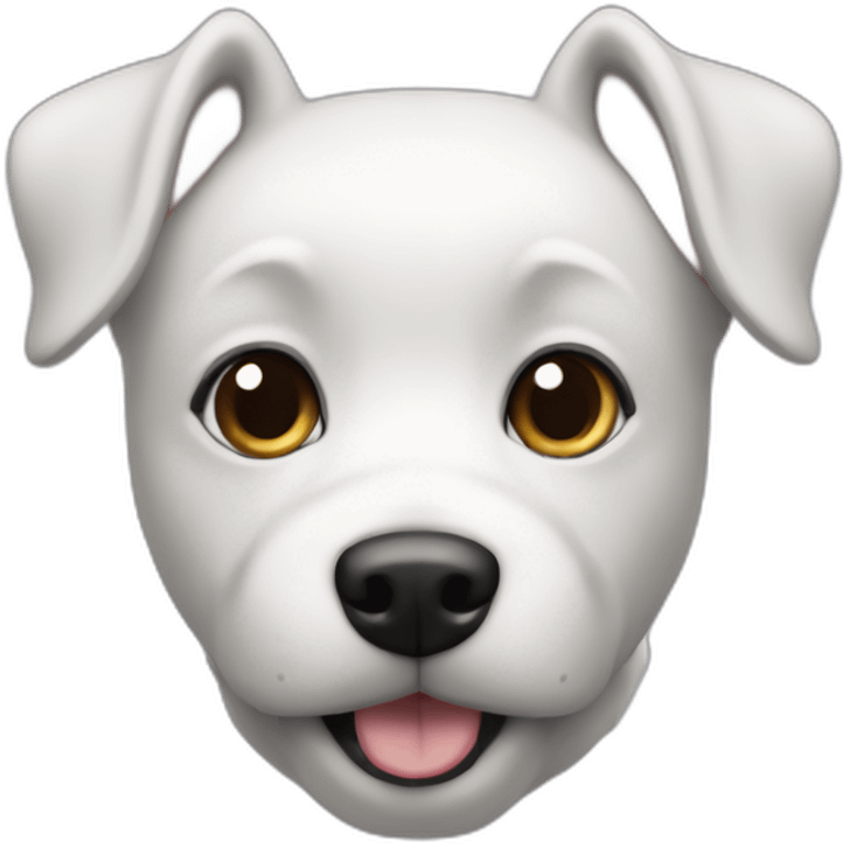 Kintamani black and white dog emoji