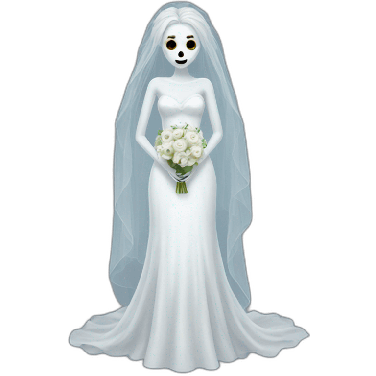 Ghost bride emoji