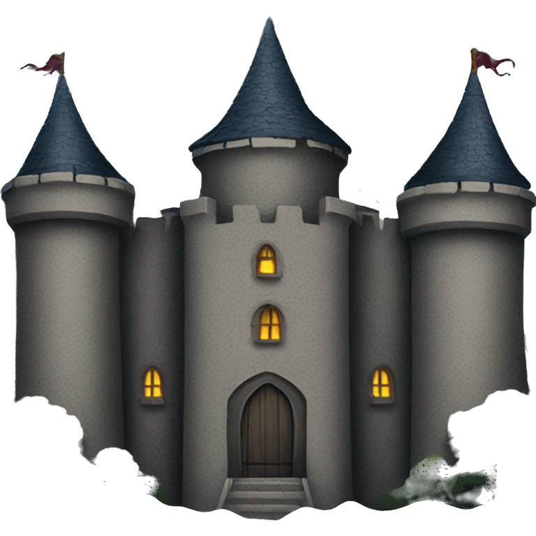 Dark castle emoji