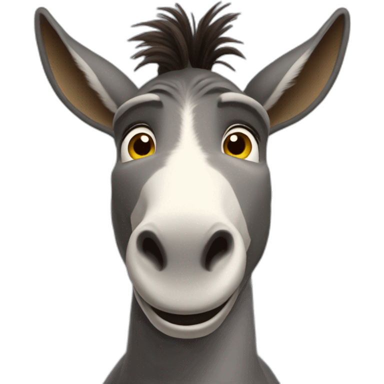 Donkey from shrek emoji