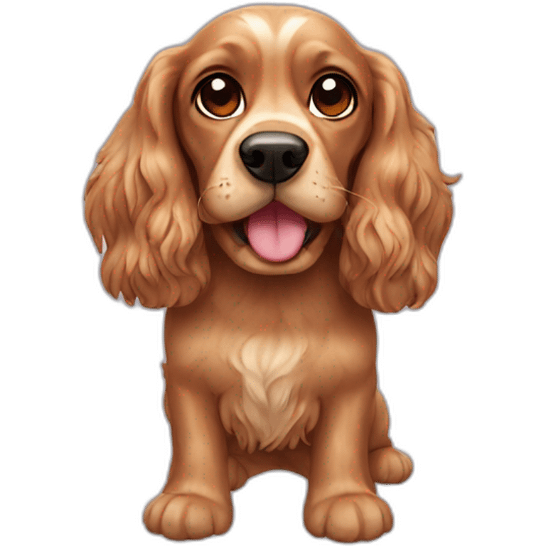 Cocker Spaniel dog emoji