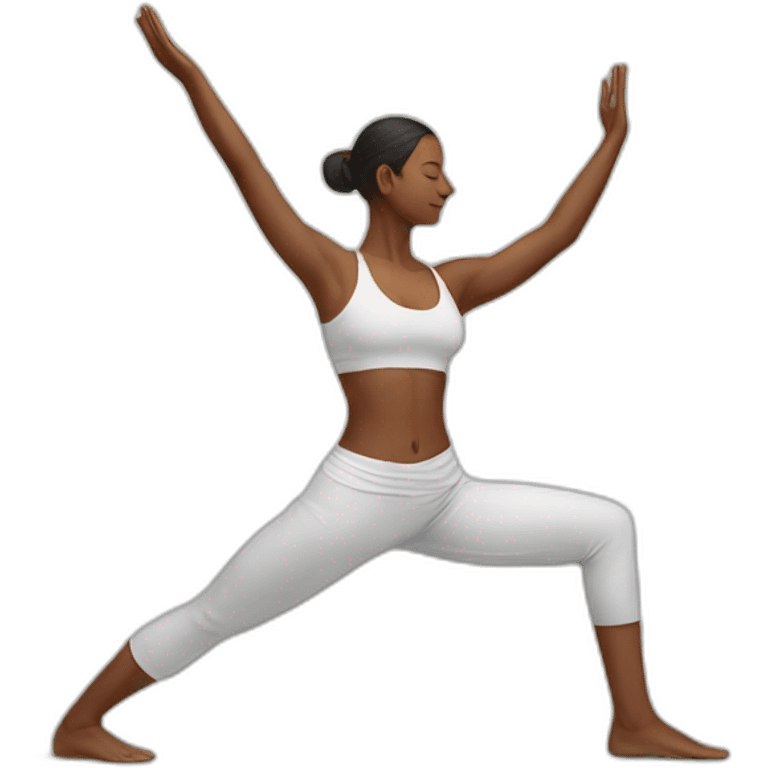 Indian Yoga pose emoji