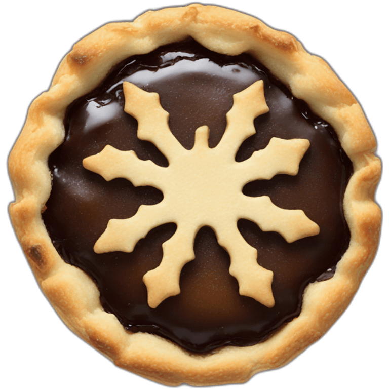 one mince pie emoji