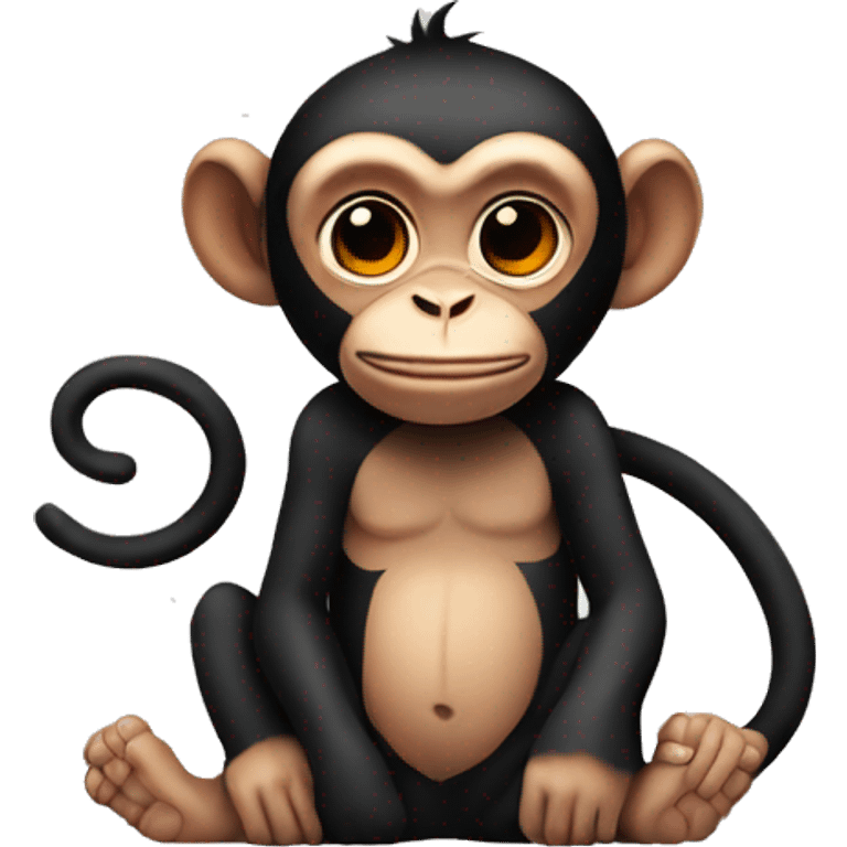 monkey tattooed emoji