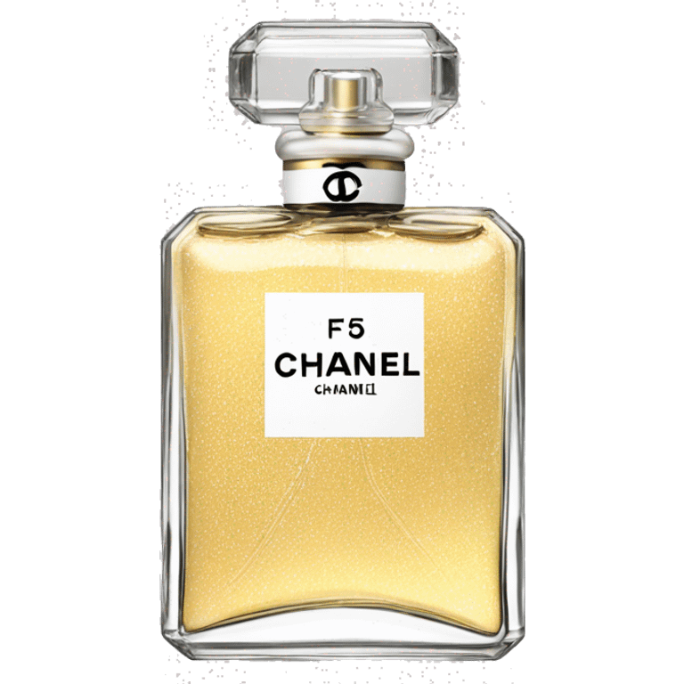 chanel number 5 perfume clear bottle emoji