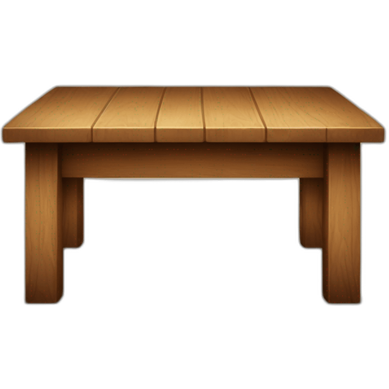 wooden table emoji