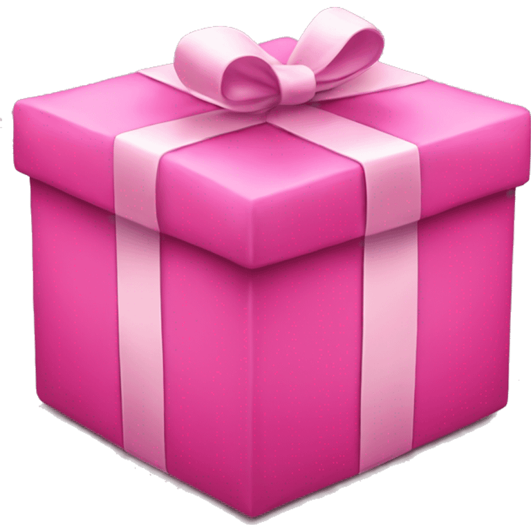 Pink Christmas present  emoji