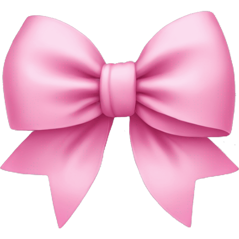 Cute pink bow emoji