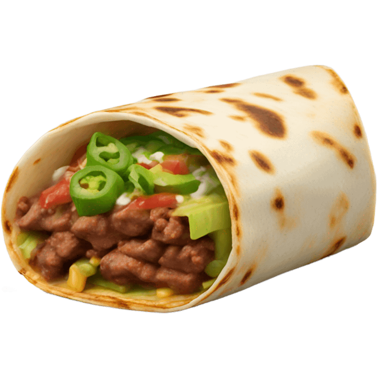 Chipotle carne asada burrito  emoji