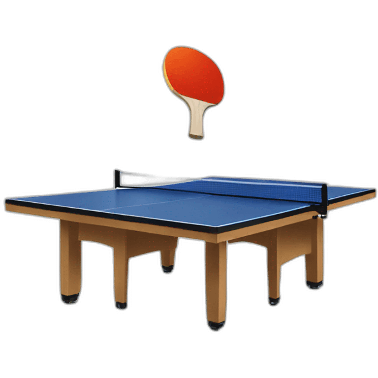 Table of table tennis emoji