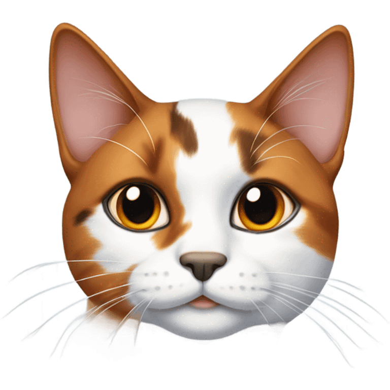 Calico White cat emoji