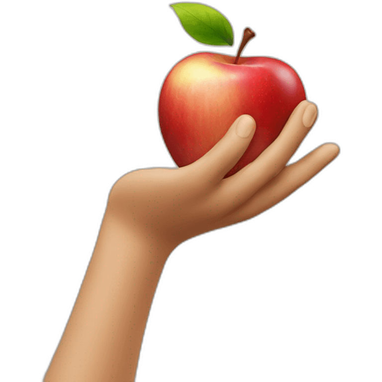 apple waving hand emoji