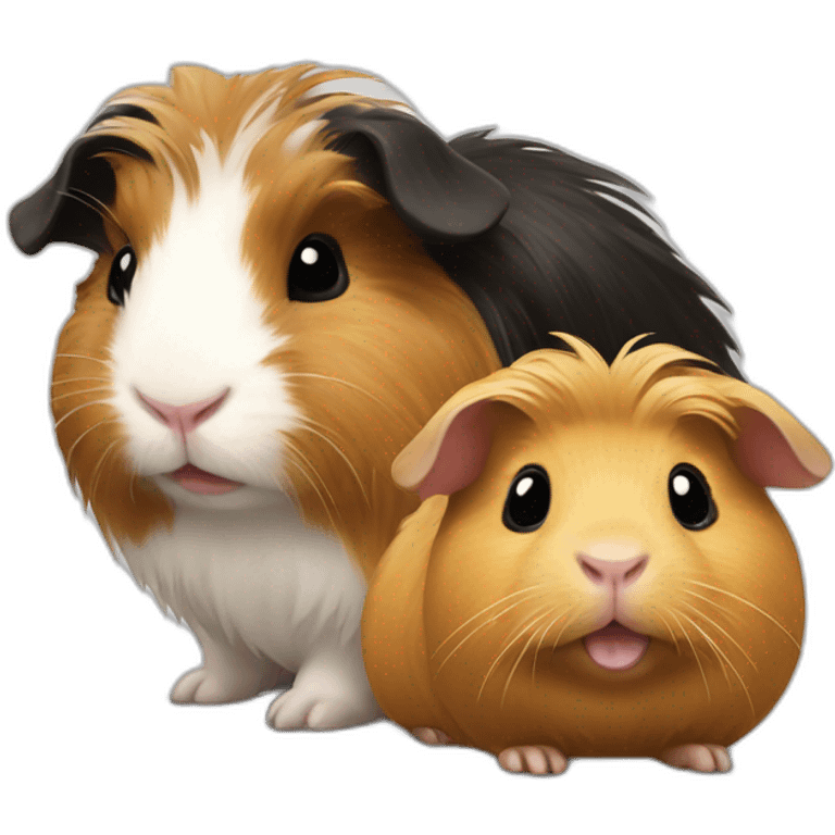 Yorkshire and guinea pig emoji