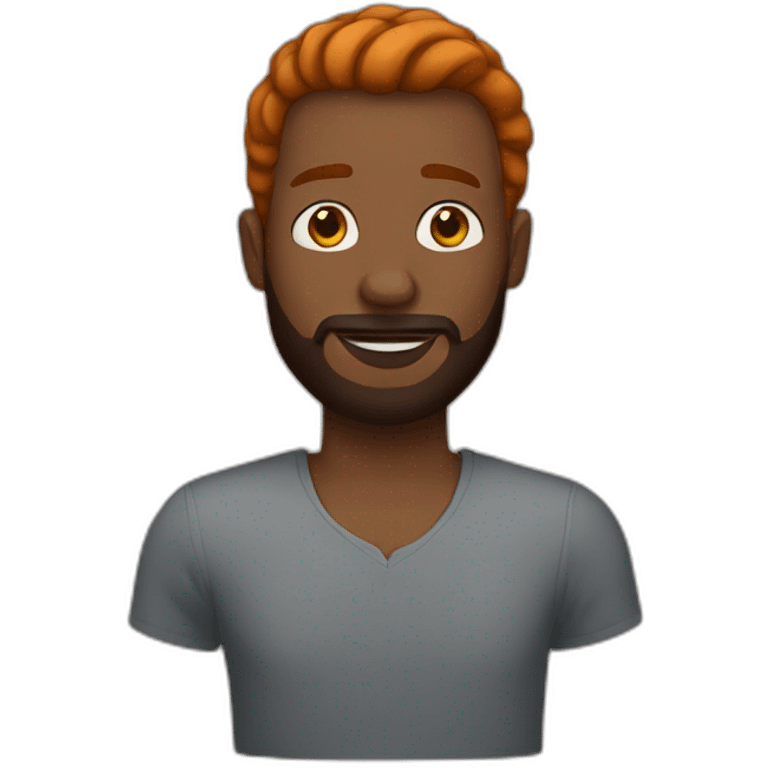 african-man-with-ginger-beard emoji