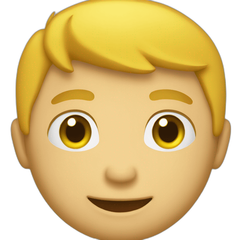 yellow round joe emote emoji