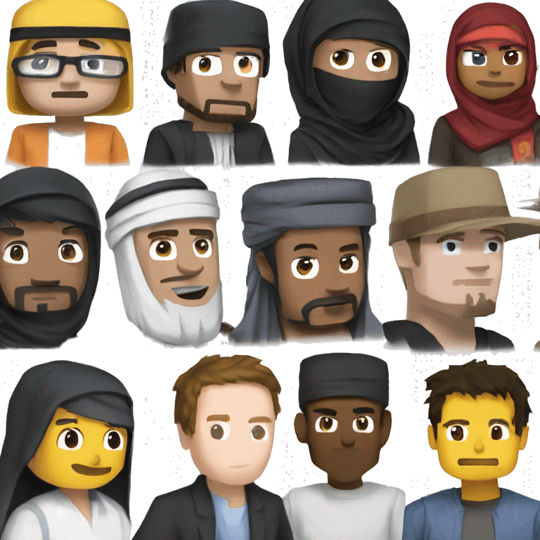 muslim luffy minecraft  camman18  henry stickmin elon musk  emoji