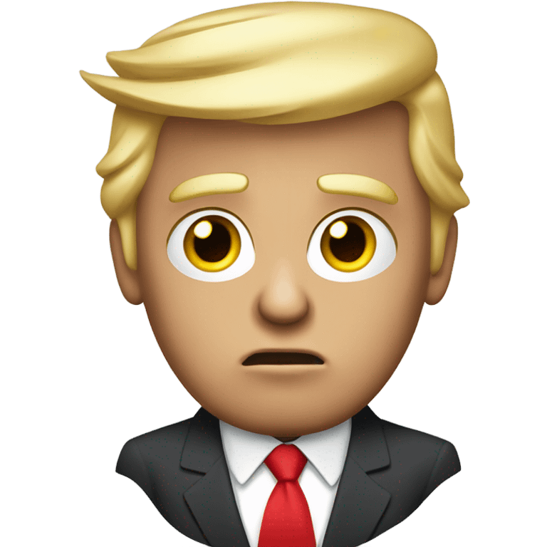 Cartoon Donald Trump  emoji