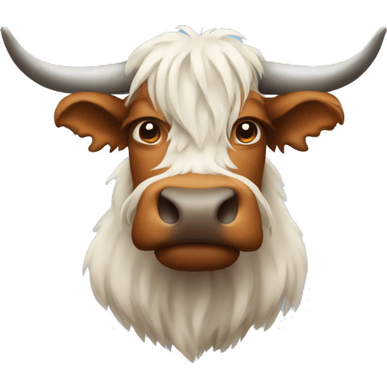 Highlander Scottish cow emoji