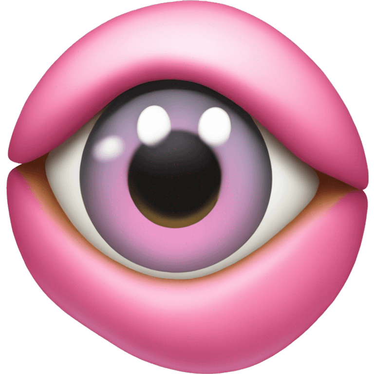 eine rosa schlaufe emoji